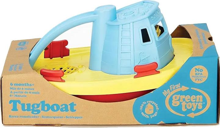Actual product image Green Toys Tugboat - Blue / Yellow