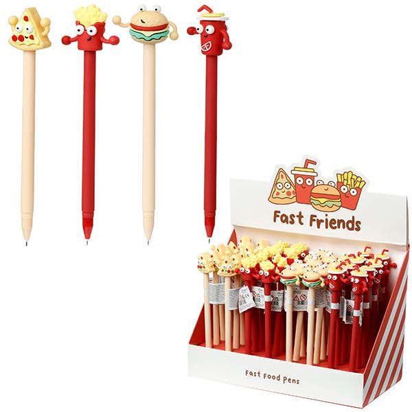 Produktbild Puckator Fast Friends Fast Food feine Spitze Kugelschreiber Kuli