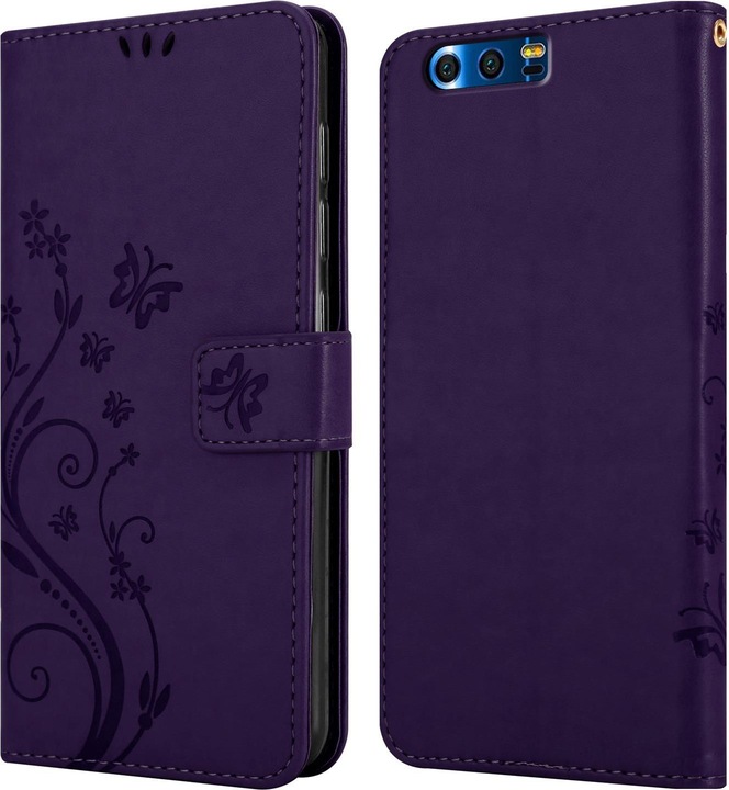 Actual product image Cadorabo Flower Book Cover (Honor 9)
