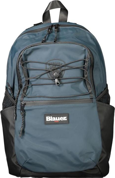 Image du produit Blauer Grüner Polyester-Rucksack