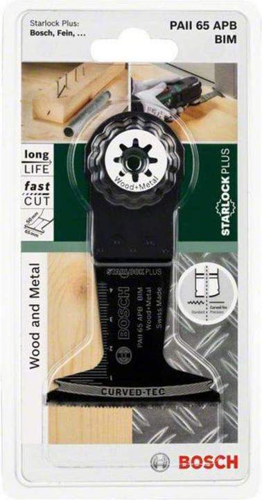 Produktbild Bosch Zubehör StarlockPlus BIM Tauchsägeblatt PAII 65 APB Wood and Metal, 65 x 50 mm