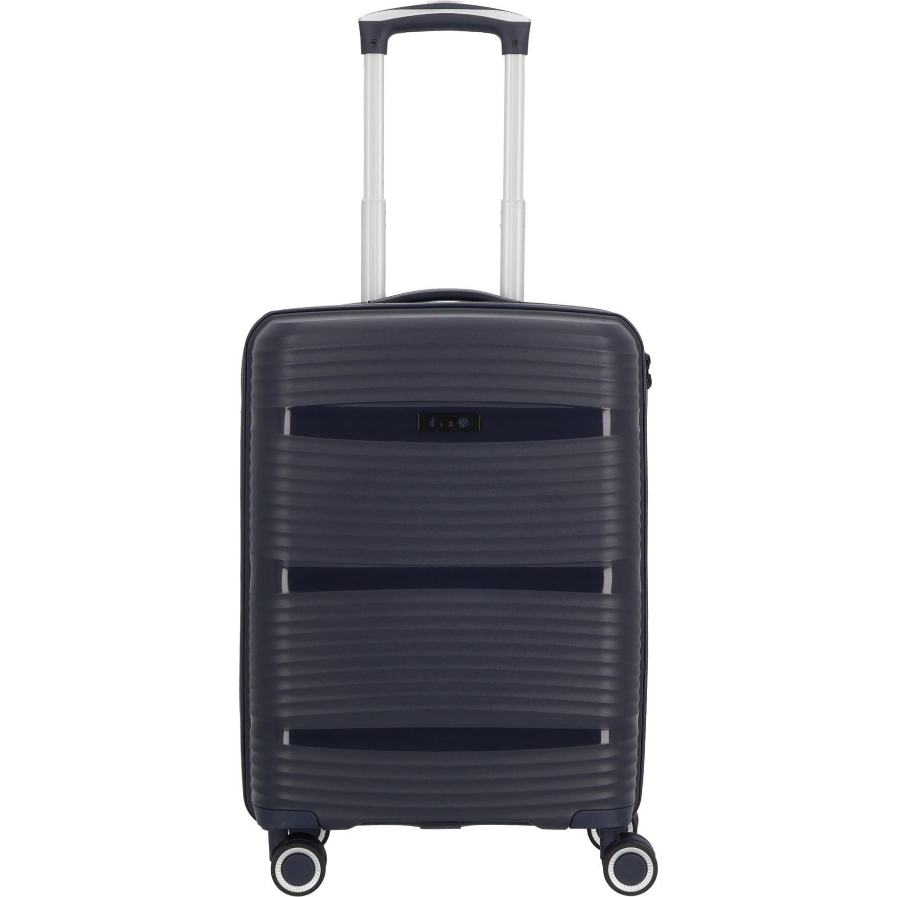 D&N, Koffer, Travel Line 4200 - Trolley S, Blau, (36 l, Handgepäck (bis 50l))