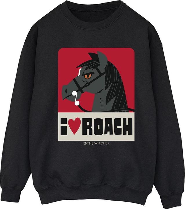 Actual product image Netflix Womens/Ladies The Witcher I Heart Roach Sweatshirt (L)