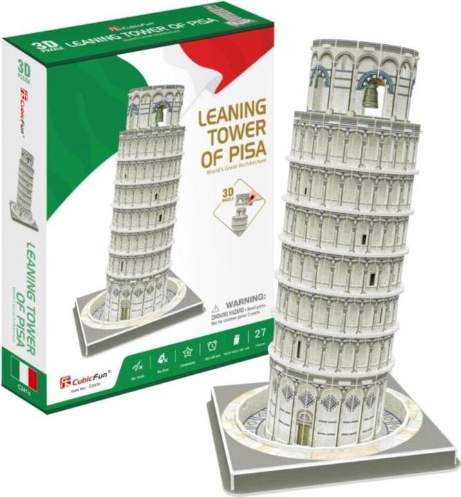 Image du produit Cubicfun Puzzle 3D La tour penchée de Pise (27 pièces)