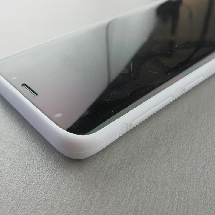 Produktbild PhoneLook Hülle Silikon weiss Cat eyes (Samsung Galaxy S9)