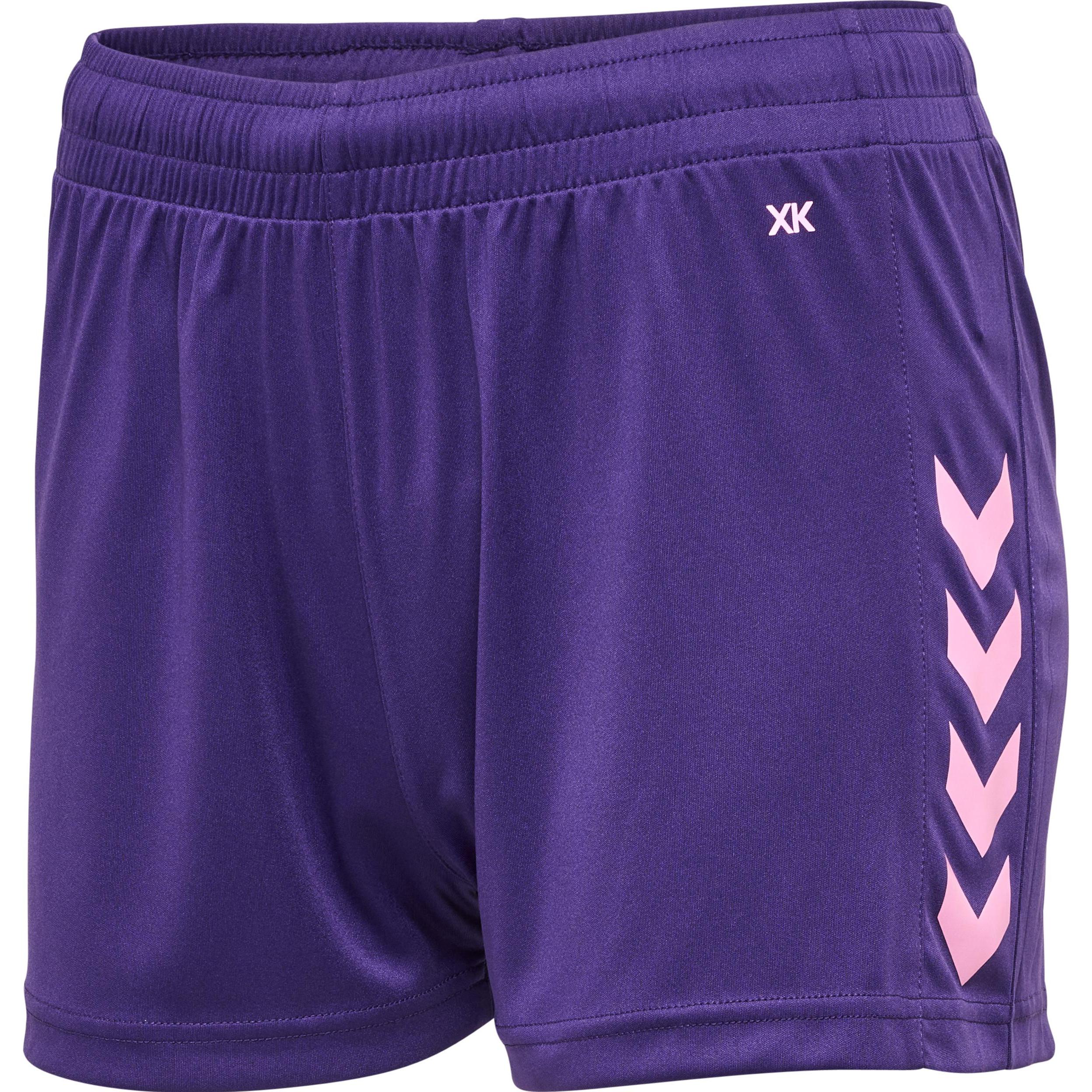 hummel, Damen, Sporthose, Core Xk Poly Shorts Woman (XL), Violett, XL