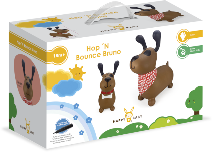 Actual product image Amo Toys Happy Baby - Hop 'N Bounce Bruno (502201)
