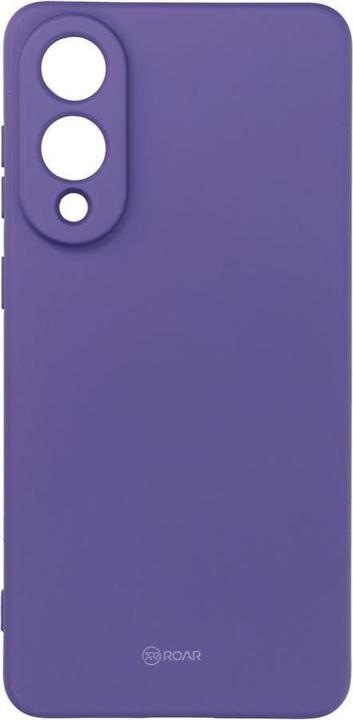 Actual product image Roar Back panel cover case COLORFUL JELLY for SAMSUNG S25 Edge purple (Samsung Galaxy S25 Edge)