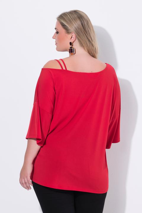 Actual product image Miamoda T-Shirt, oversized, Schulter CutOut, 3/4-Ärmel (42)