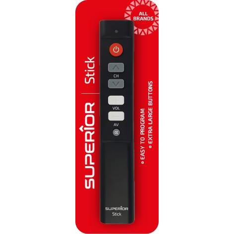 Thumbnail - Superior Stick (Universal Fernbedienung, Infrarot), Fernbedienung, Schwarz
