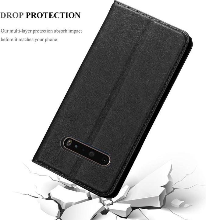 Actual product image Cadorabo Book Invisible Magnet Cover (LG V60 ThinQ 5G)