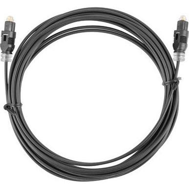 Thumbnail - Lanberg CA-TOSL-10CC-0020-BK Glasfaserkabel TOSLINK (2 m, TOSLINK), Audio Kabel