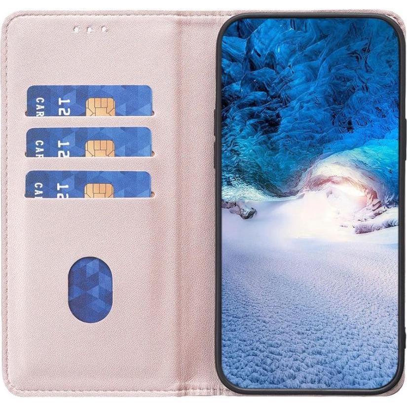 Thumbnail - Binfen Color OPPO A58 4G - BINFEN Flip Case Hülle rosa (Oppo A58 4G), Smartphone Hülle, Rosa