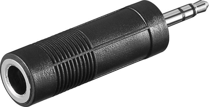 Goobay Kopfhrer-Adapter, AUX-Klinke 3,5 mm zu 6,35 mm, Klinke3,5mmStecker(3-Pin,stereo)- VPE: 10 (Adattatore per cuffie)