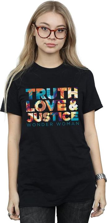 Image du produit - T-shirt WONDER WOMAN DIANA TRUTH LOVE JUSTICE - Femme (S)