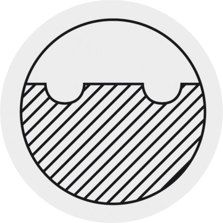 Actual product image Forum Professional Solutions Shell end mill, bright, type NF