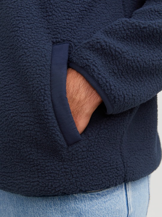 Produktbild Jack & Jones Plus Size Einfarbig Fleece Sweatshirt Fleece Sweatshirt (5XL)