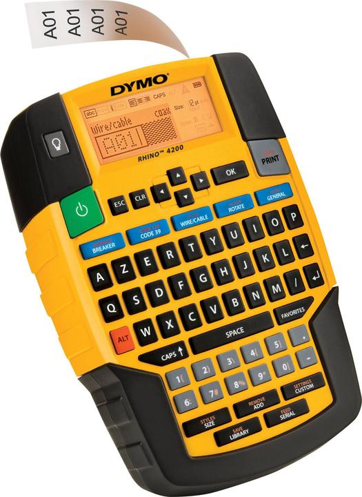 Produktbild Dymo Rhino 4200 Azerty 19mm PB1 FR/BE (180 dpi)