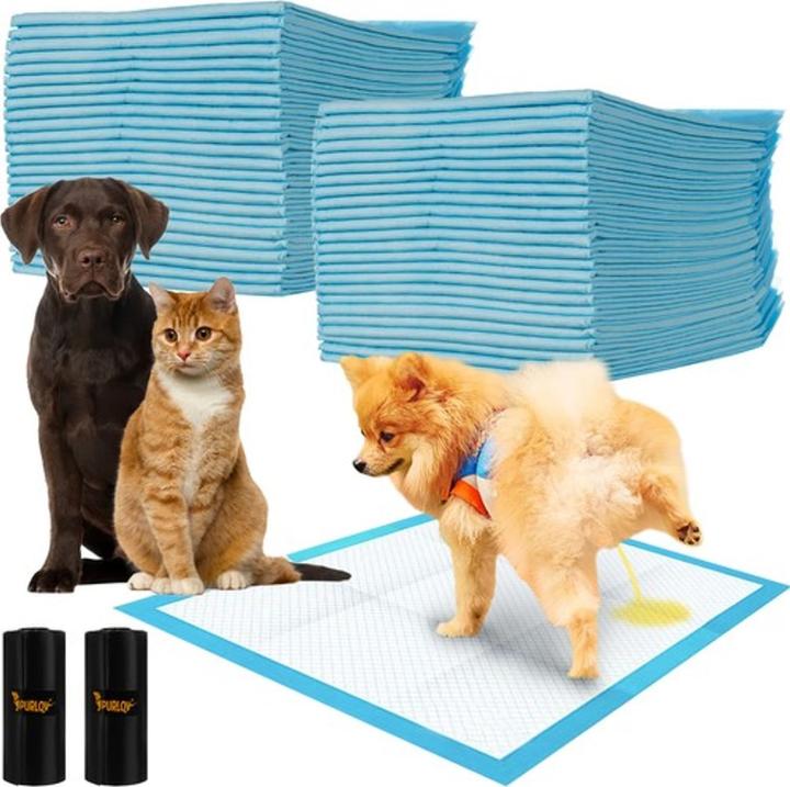 Actual product image Purlov Sanitary mat 60x60cm 50 pcs. I am 21600 (Cat, Dog)
