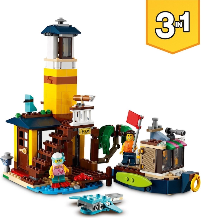 Image du produit LEGO Maison de plage des surfeurs (31118, LEGO Creator 3-in-1)