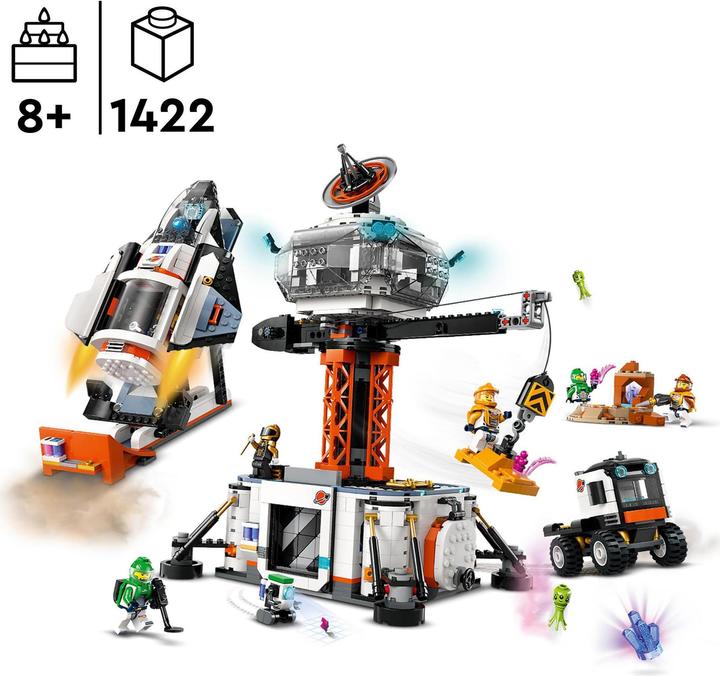Image du produit LEGO 60434 Base spatiale avec rampe de lancement (60434, LEGO City)
