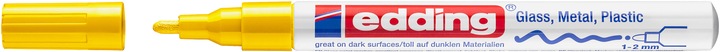 Actual product image Edding 751 Gloss paint marker (Yellow, 1 mm, 1 x)