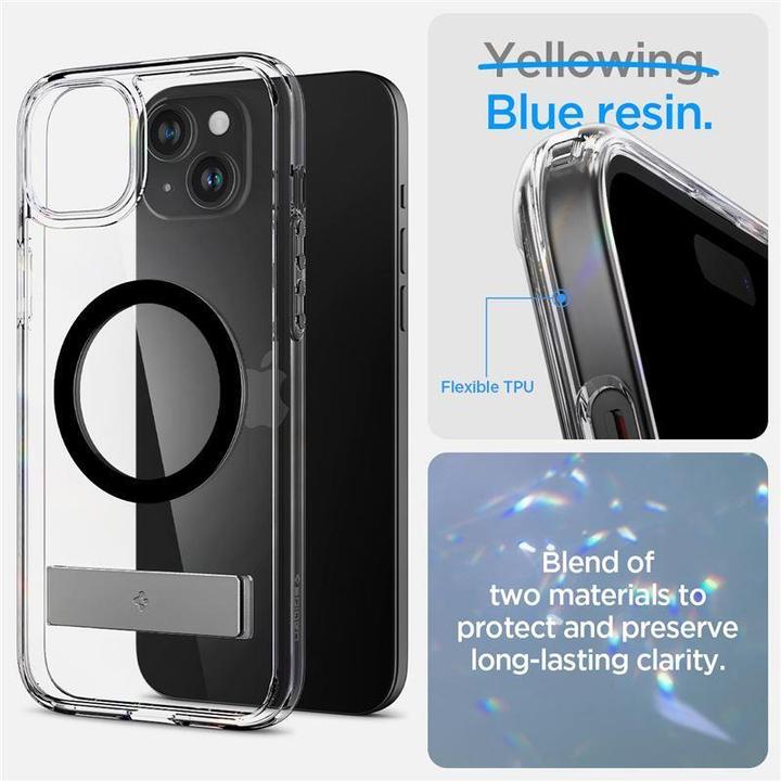 Actual product image Spigen Ultra Hybrid S MagFit for iPhone 15 Plus Black (Apple iPhone 15 Plus)
