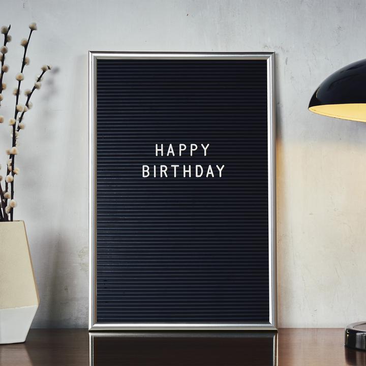 Actual product image Relaxdays Letterboard (Blackboard, 30 x 2 x 45 cm)