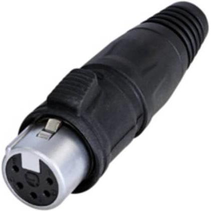 Rean RCX5F-Z-000-1 XLR-Steckverbinder Buchse, gerade Polzahl (num): 5 1 St., Audio Stecker
