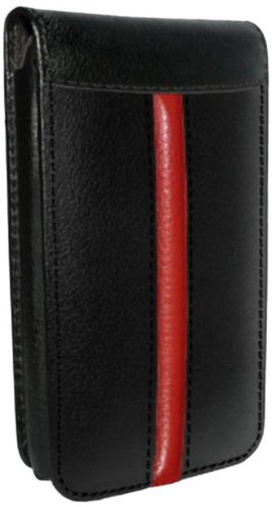 Piel Frama Race Edition Classic Magnetic Leather Case for Apple iPhone 5C - Black/Red (Apple iPhone 5c)
