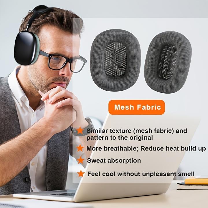 Produktbild PhoneLook Ohrpolster mit verstärktem Magnet (2er Set) (Apple AirPods Max)