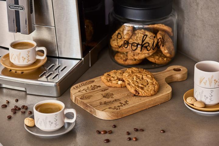 Image du produit Zeller Present Servier- und Schneidbrett Wildflowers Akazie 30x17 cm