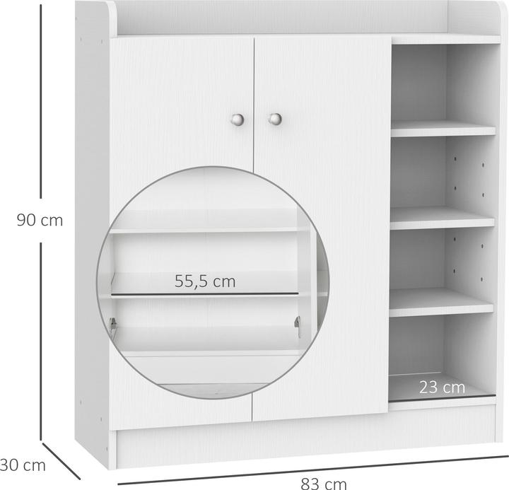 Produktbild Homcom Schuhschrank (83 x 30 x 90 cm)