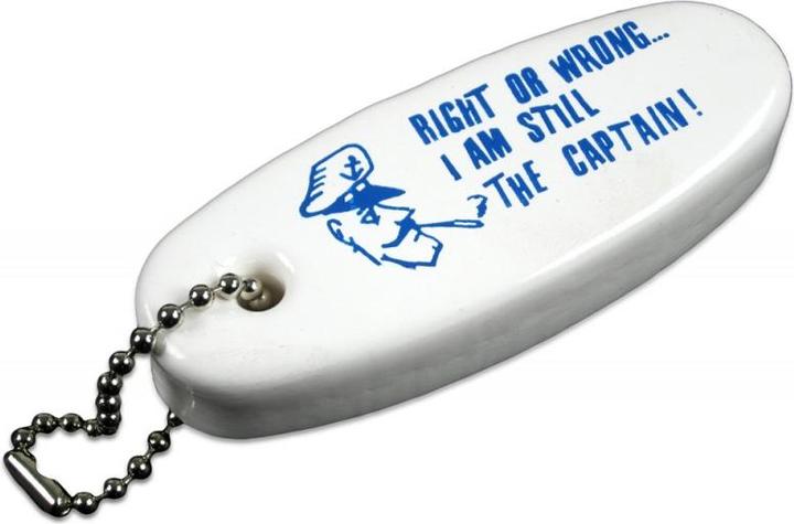 Image du produit Trem Porte-clés "Capitaine" flottant jaune