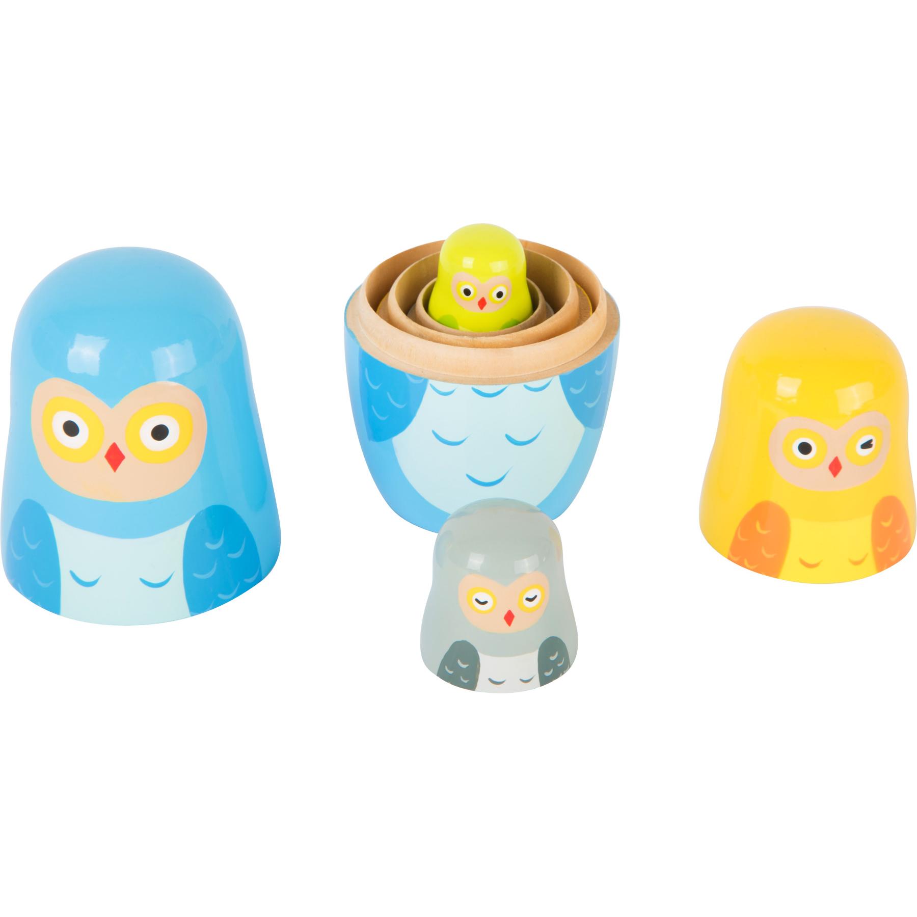 Thumbnail - small foot Matrjoschka Eulen Familie