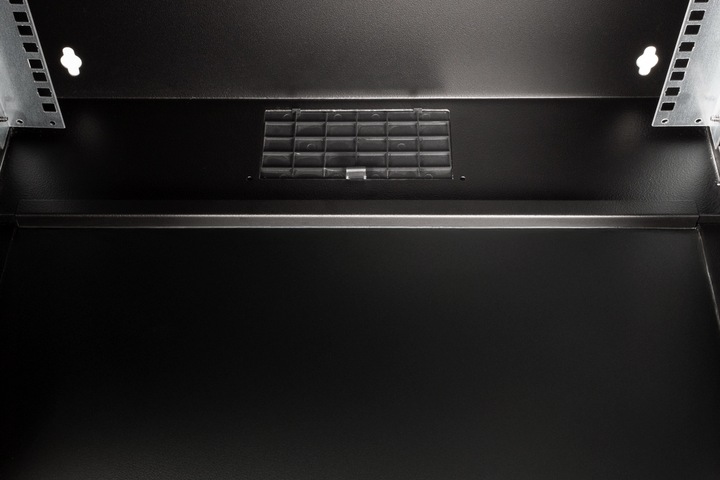 Actual product image Digitus 19" 12U wall-mounted housing, SOHO PRO 592 x 540 x 400 mm, black (10.86 RU, 19 inch rack)