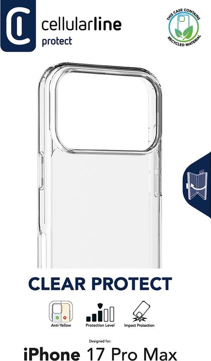 Produktbild Cellularline Clear Strong Case (Apple iPhone 17 Pro Max)