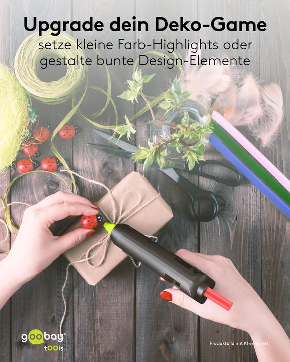 Image du produit Goobay Heissklebesticks 11 mm, 5 Farben, 10 Stk.