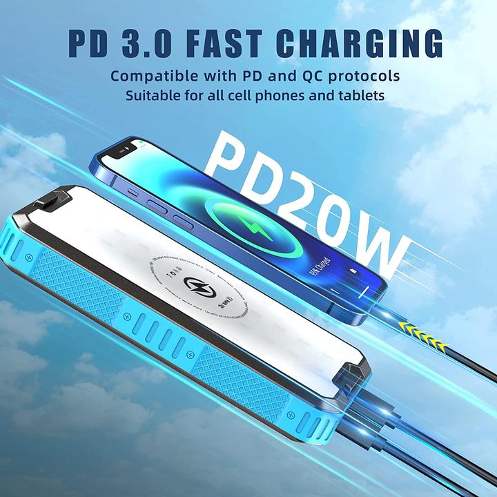 Actual product image Oimye Solar Powerbank (20W, 30Ah) (30000 mAh, 20 W, 111 Wh)