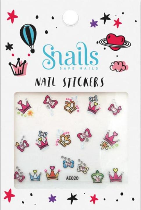 Actual product image Snails Nail sticker princess