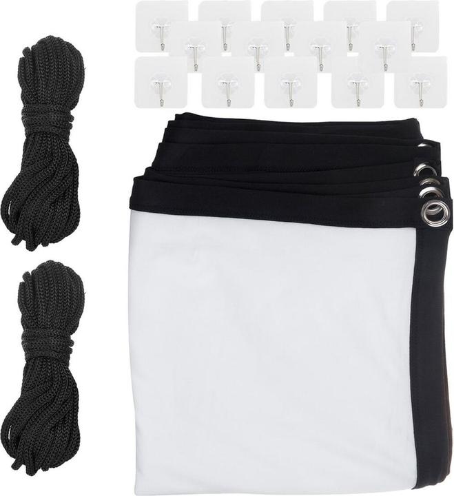 Immagine prodotto Maclean Projektionswand 150 300x220cm 25mm Rand 4:3 Spannhaken MC-168 (120.08", 4:3)