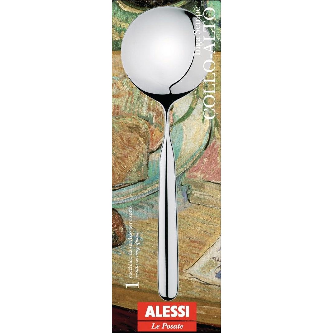 Thumbnail - Alessi IS01 Löffel Servierlöffel Edelstahl (e), Servierbesteck, Silber