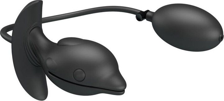 Actual product image Pretty Love Inflatable & Rechargeable Dolphin Anal Plug