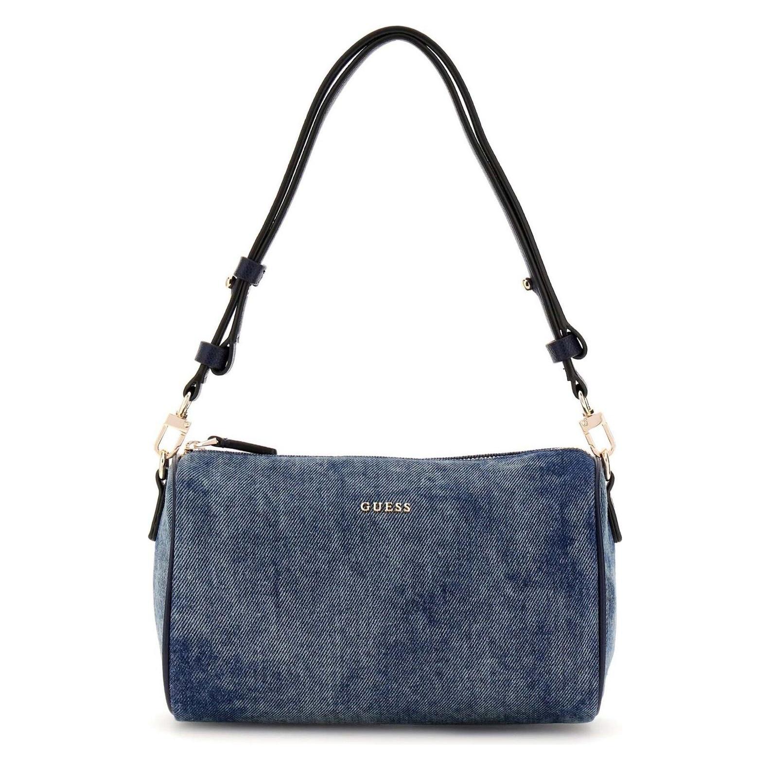 Guess, Damen, Handtasche, Kassie Mini Convertible Shoulder Bag, Blau