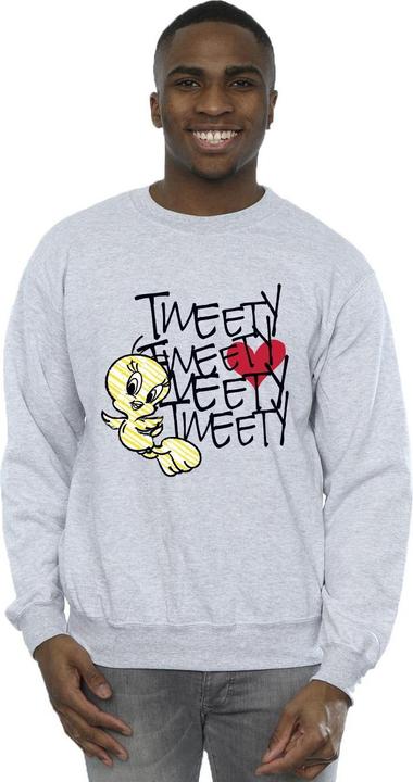 Produktbild Looney Tunes Tweety Love Heart Sweatshirt (L)