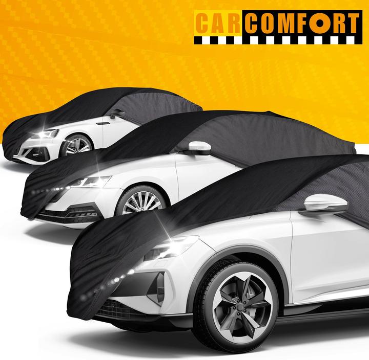 Produktbild CarComfort Autoplane Indoor Fleece, PKW-Abdeckplane Kombi Gröe XL grau/schwarz