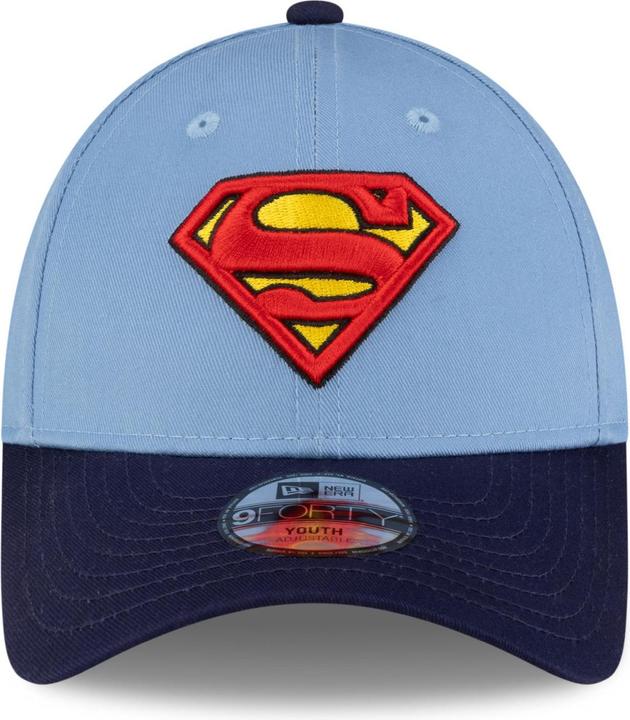 Produktbild New Era 9Forty Strapback Kinder Cap - SUPERMAN Visor - Child