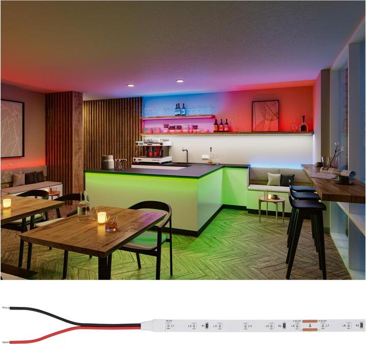 Immagine prodotto Paulmann Pro Strip Argento P25 (Verde, 500 cm, Interno)