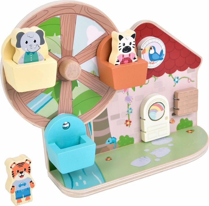 Produktbild small foot Motorikspielzeug Riesenrad „Jungle Friends“