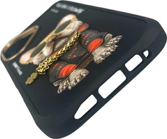 Produktbild Audi Nimmy case iPhone 16 6.1" black Glasses Cool Dog (Apple iPhone 16)